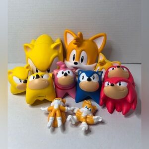 Sonic the Hedgehog Squish Me Toys.